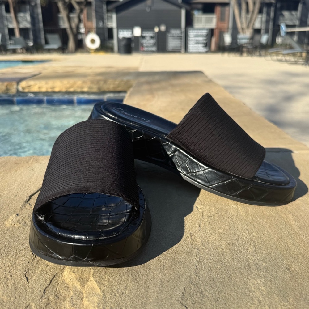 Circus NY by Sam Edelman Latasha Platform Slide Sandals – Size 8.5 – Rare Style - Picture 10 of 12